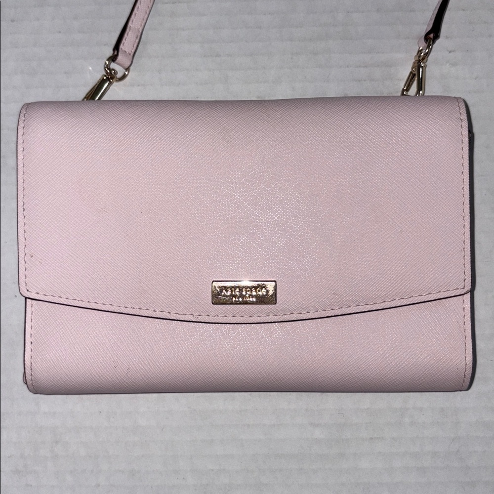 Kate Spade Light Pink Crossbody Bag Wallet - Picture 3 of 15